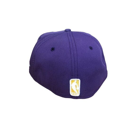 New Era Los Angeles Lakers 59FIFTY Fitted Hat Cap Size 7 1/2 - Picture 2 of 3
